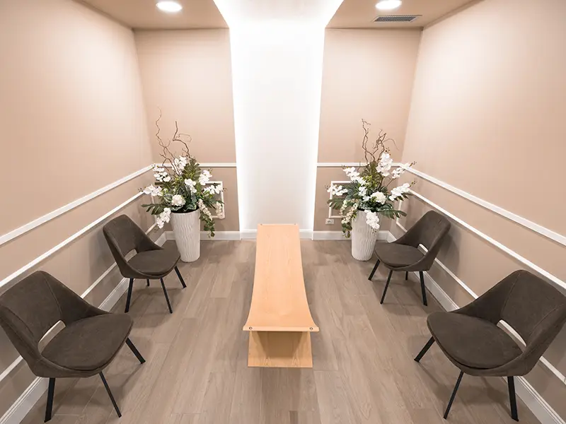 Interni luminosi e riservati